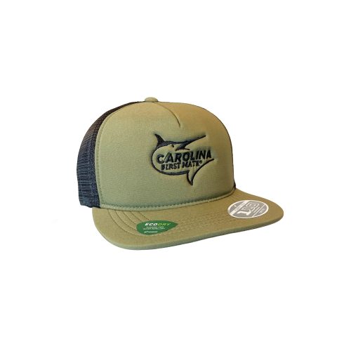Carolina First Mate Trucker Hat in Green and Black
